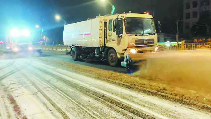 与风雪竞速 为民生护航